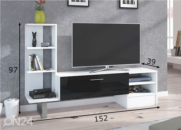 TV-alus 152 cm mõõdud