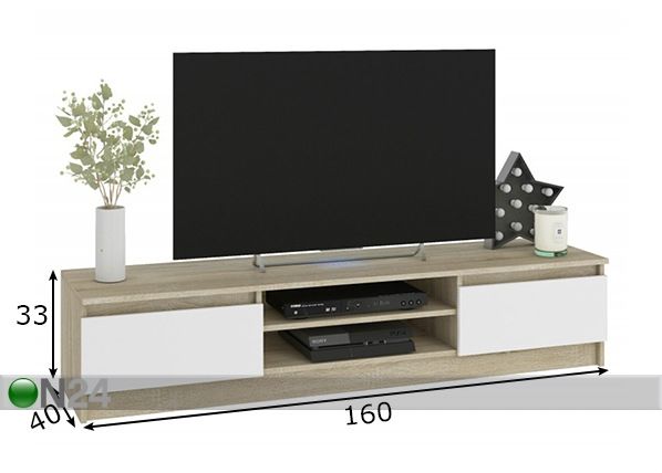 Tv alus 160 cm mõõdud