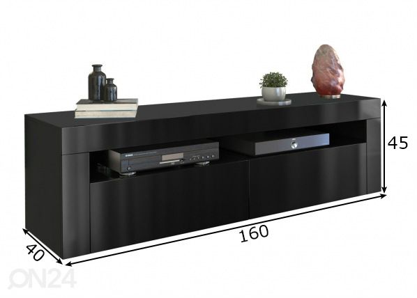 TV-alus 160 cm mõõdud