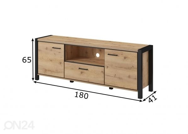 TV-alus 180 cm mõõdud