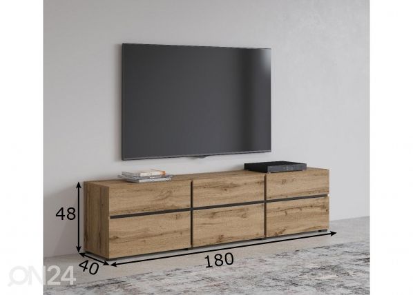 TV-alus 180 cm mõõdud