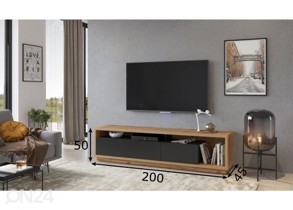 TV-alus 200 cm mõõdud