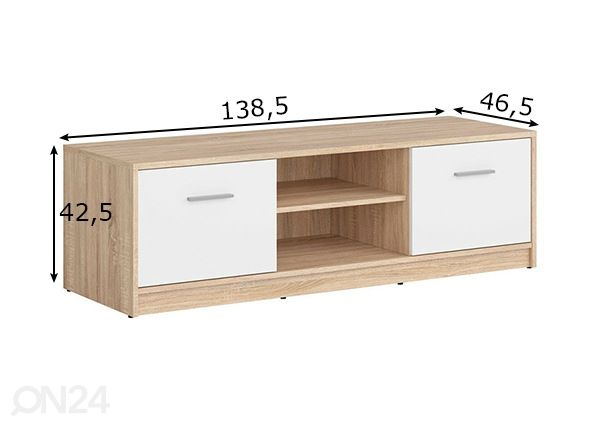 TV-alus mõõdud