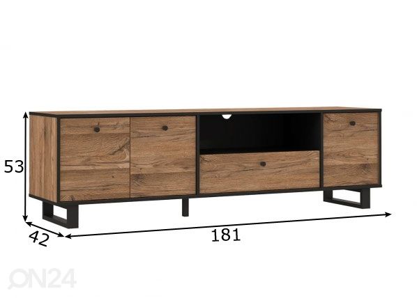 TV-alus mõõdud