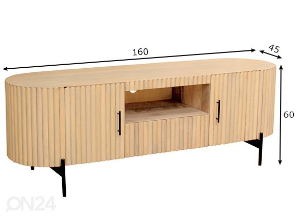 TV-alus mõõdud
