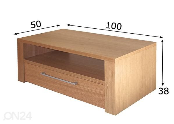 Tv-alus AM-100 mõõdud