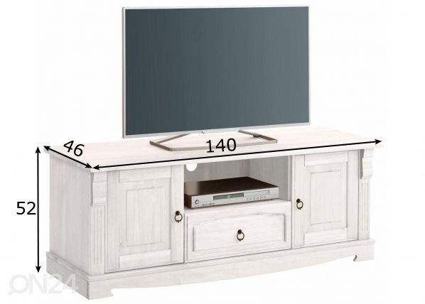 TV-alus Anna 140 cm mõõdud