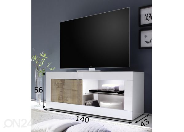 TV-alus Basic mõõdud