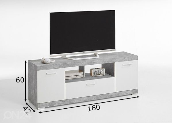 TV-alus Bristol 6 mõõdud