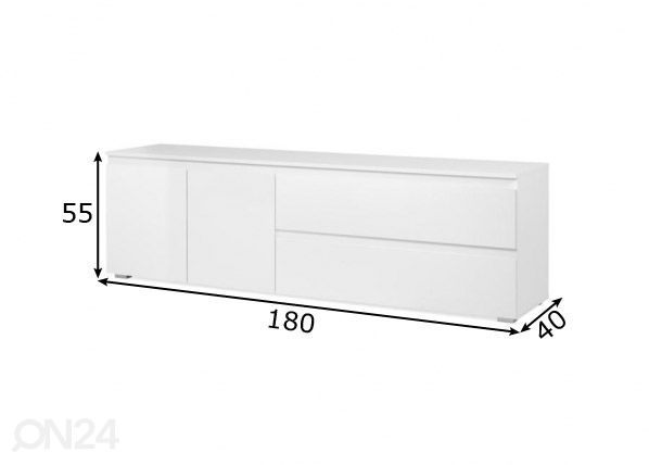 Tv-alus Capetown 180 cm mõõdud