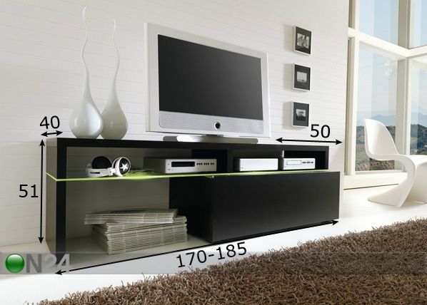 TV-alus Colour Art mõõdud