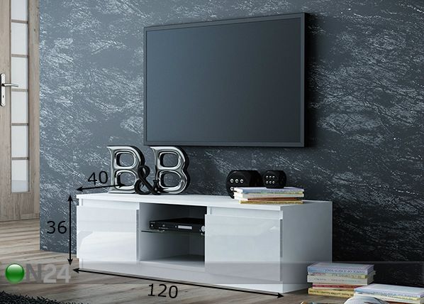 TV-alus Como 120 cm mõõdud