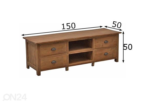 Tv-alus Daisy 150 cm mõõdud
