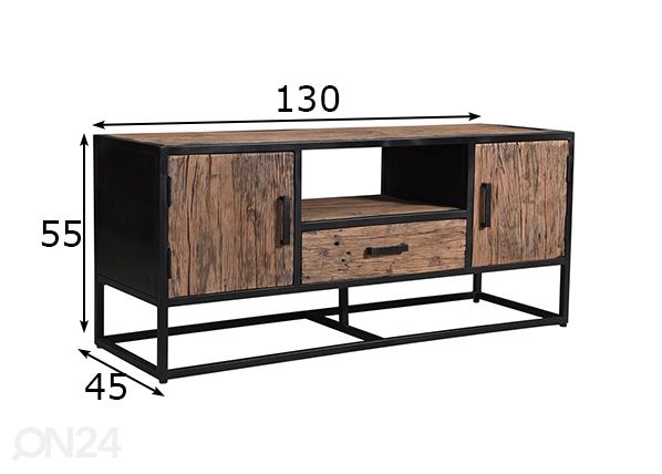 Tv-alus Dakota 130 cm mõõdud