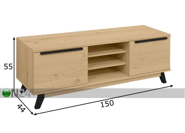 TV-alus Forge mõõdud