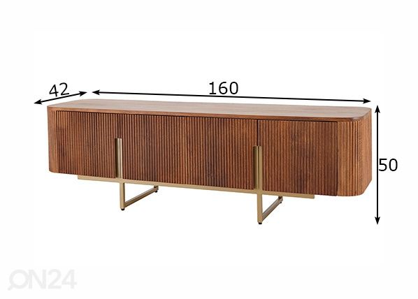 Tv-alus Gatsby 160 cm mõõdud
