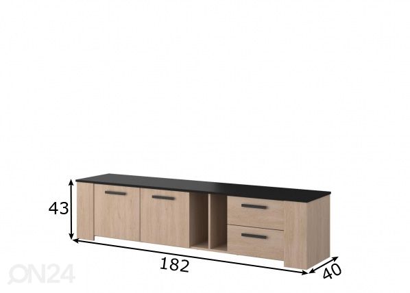 Tv-alus Helma 182 cm mõõdud