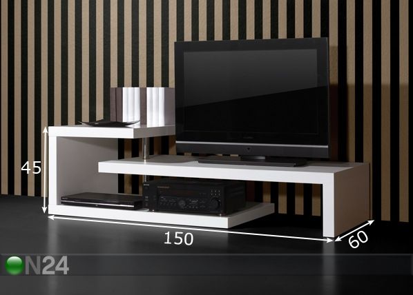 TV-alus Highgloss mõõdud