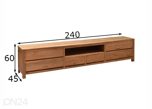 Tv-alus Inal 240 cm mõõdud