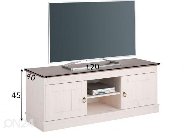 TV-alus Indra 120 cm mõõdud