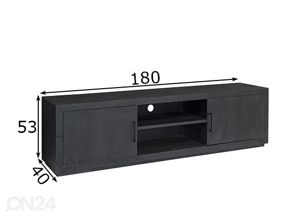 Tv-alus Jaxx 180 cm mõõdud