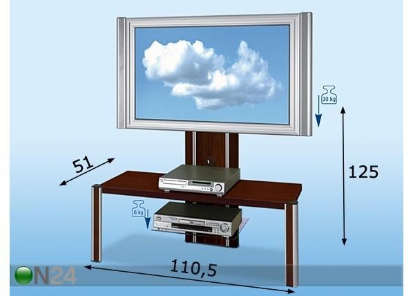 TV-alus Jowisz 3 mõõdud