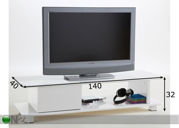 TV-alus Ketch mõõdud
