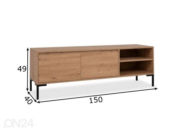 Tv-alus Korsika 150 cm mõõdud