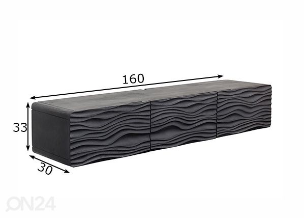 Tv-alus Lagoon 160 cm mõõdud