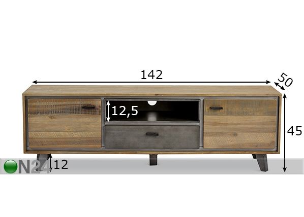 TV-alus Malaga mõõdud