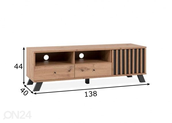 Tv-alus Medan 138 cm mõõdud