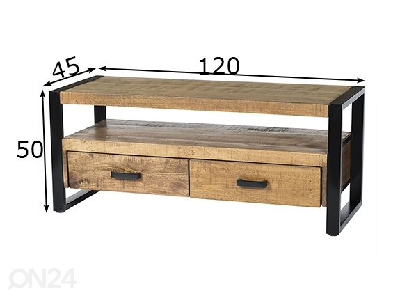 Tv-alus Nairobi 120 cm mõõdud