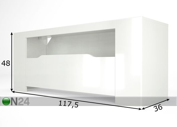 TV-alus Orlando mõõdud