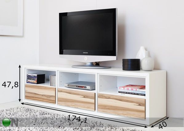 TV-alus Quadra mõõdud