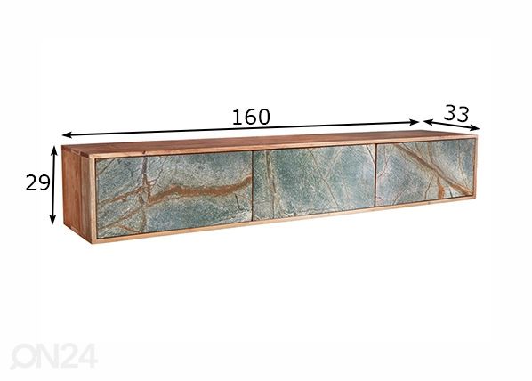 Tv-alus Soul 160 cm mõõdud