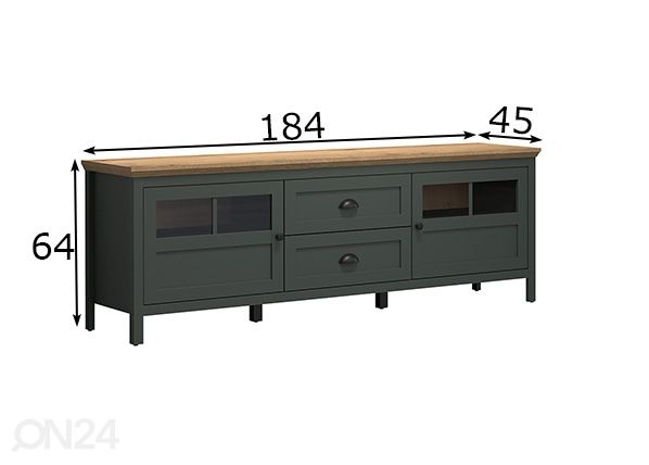 Tv-alus Stanton 184 cm mõõdud