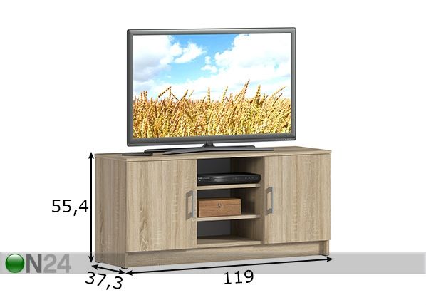 TV-alus Terra mõõdud
