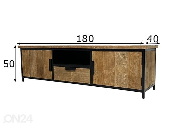 Tv-alus Tomar 180 cm mõõdud