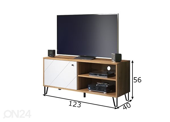 TV-alus Touch mõõdud