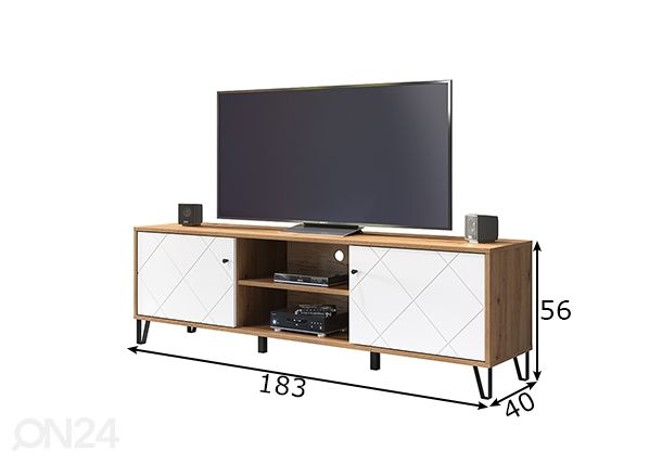 TV-alus Touch mõõdud