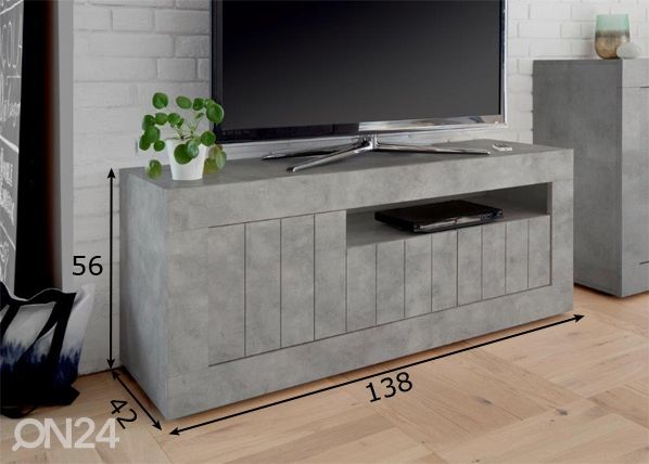 TV-alus Urbino mõõdud