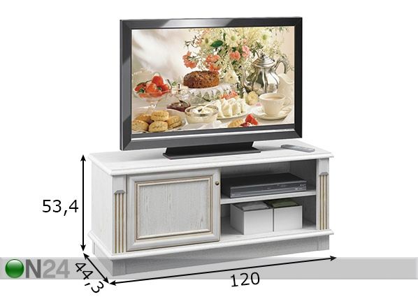 TV-alus Versailles mõõdud