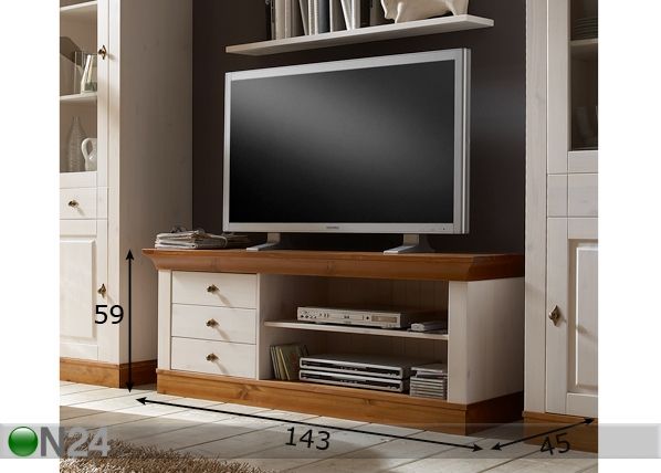 TV-alus X-Line mõõdud