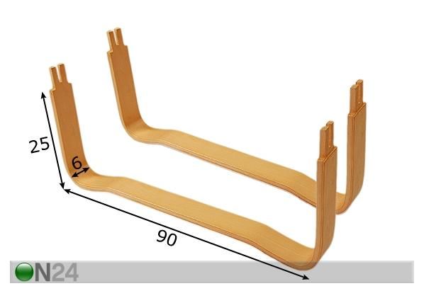 U-jalgade komplekt 90cm mõõdud