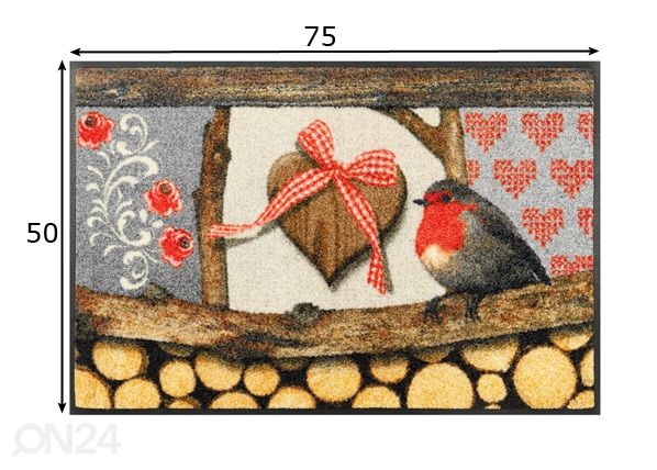 Uksematt Montafon 50x75 cm mõõdud
