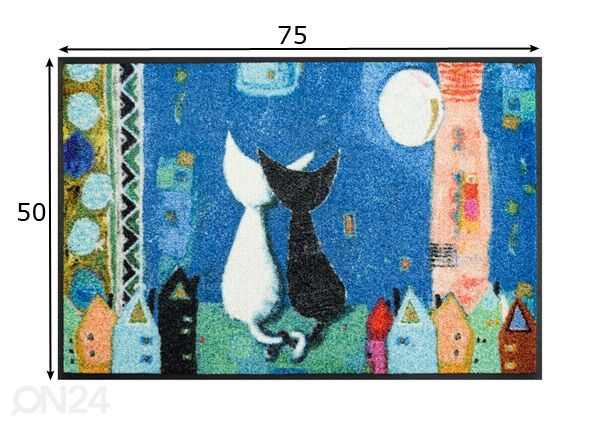 Uksematt Romance 50x75 cm mõõdud