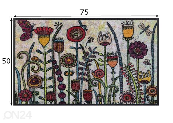 Uksematt Sonnentag 50x75 cm mõõdud