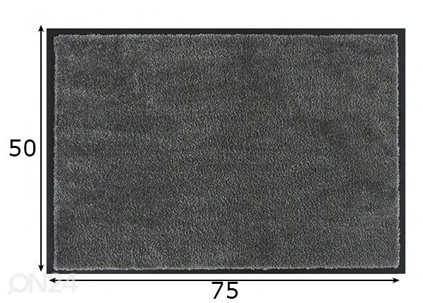 Uksematt Steel 50x75 cm mõõdud