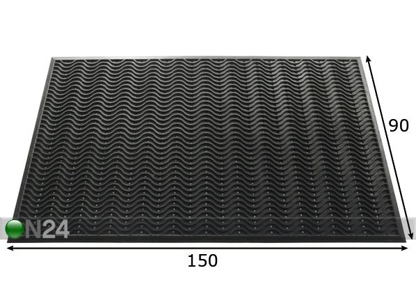 Uksematt Wave 90x150cm mõõdud
