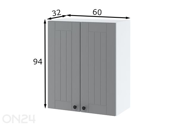 Ülemine köögikapp 60x94 cm mõõdud